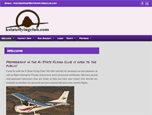 Tablet Screenshot of kstateflyingclub.com